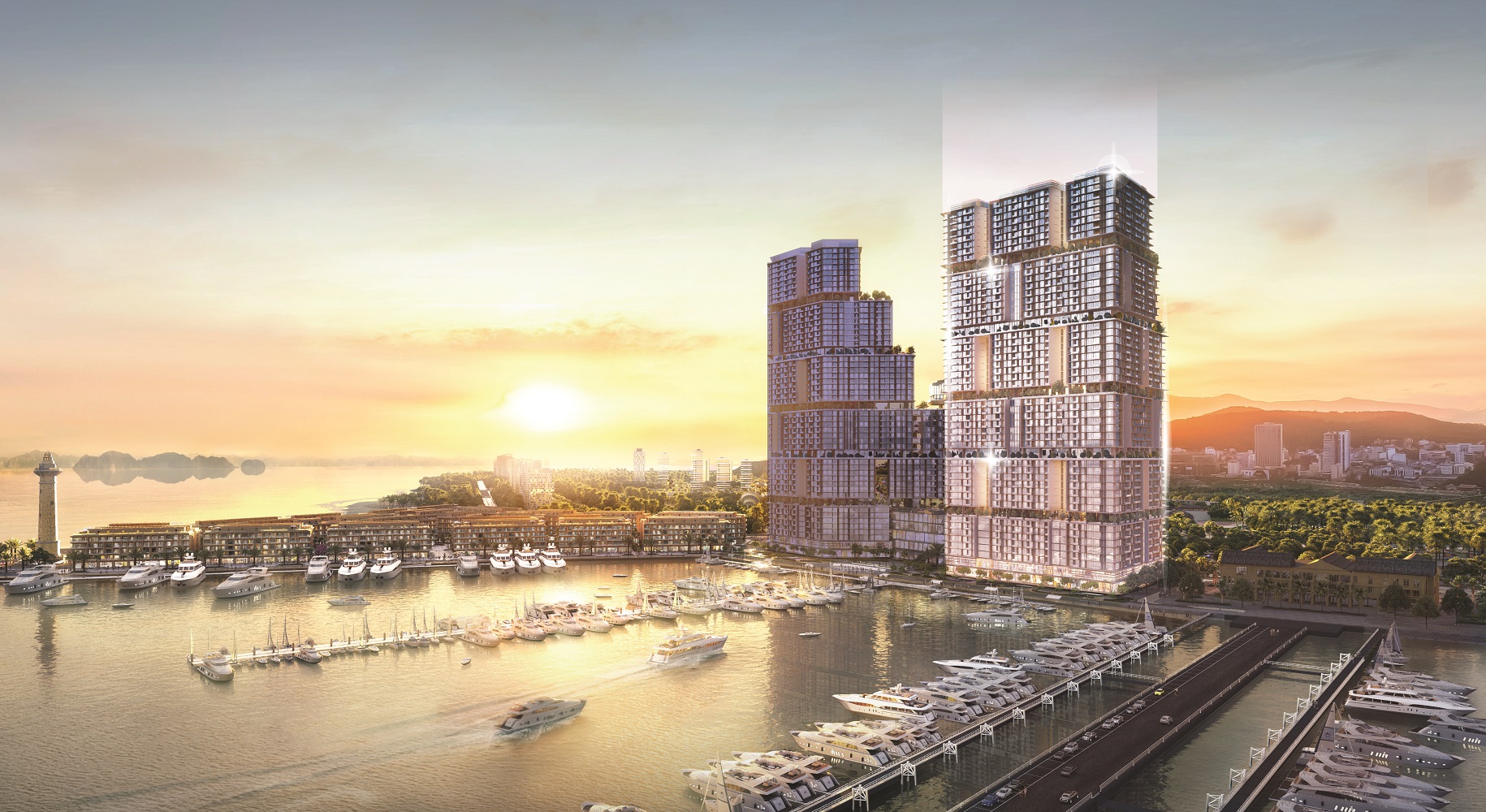 Sun Marina Town - Tuyệt tác kiến trúc bên Vịnh di sản